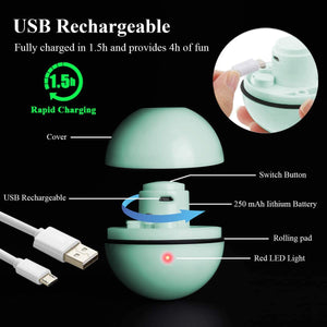Automatic LED Motion Ball Toy - USB Rechargeable