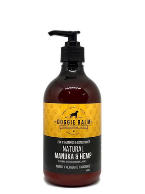 Natural Manuka & Hemp Shampoo and Conditioner 500g (DoggieBalm)
